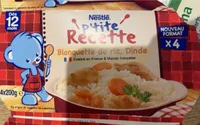 P'tite Recette Blanquette de riz, Dinde