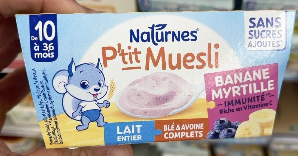 P’tit muesli banane myrtille