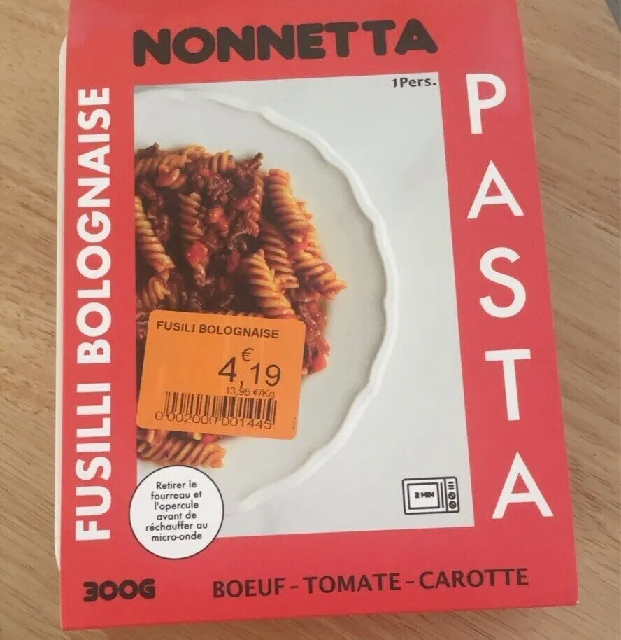 Fusilli Bolognaise