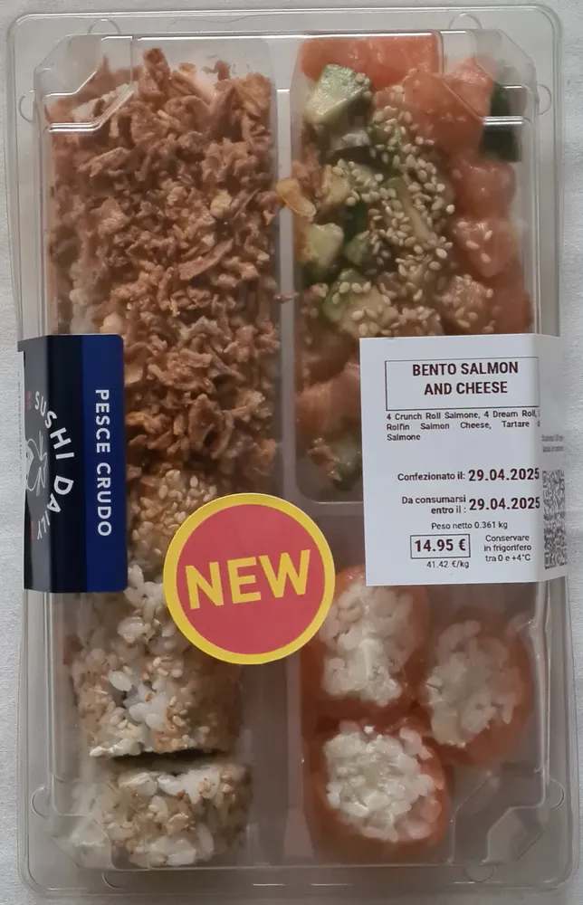 Bento Salmon and Cheese
