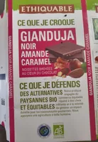 Gianduja noir amande caramel