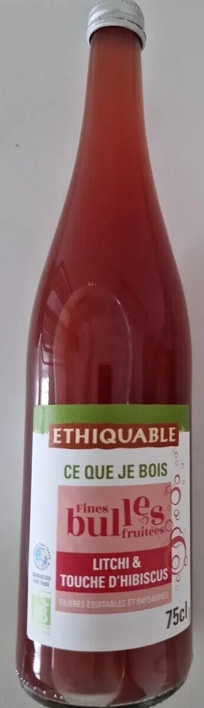 Fines bulles fruitées litchi & touche d'hibiscus