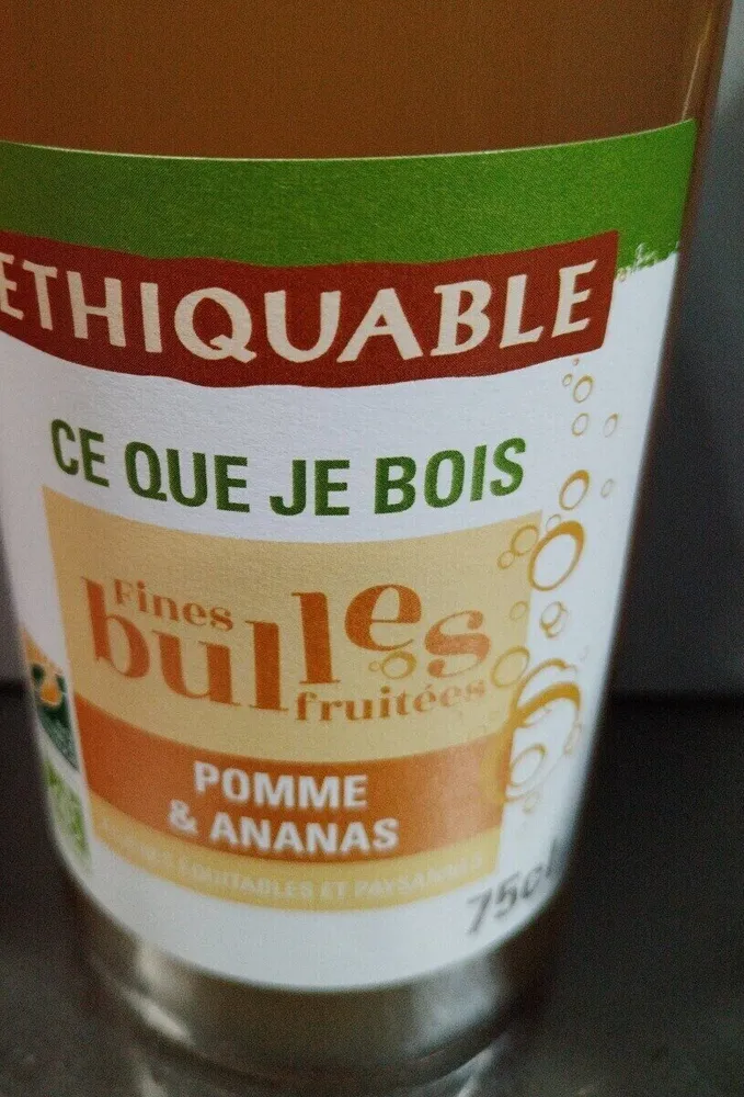 Pétillant pomme ananas
