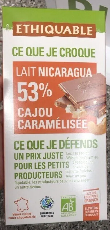 Lait Nicaragua 53%