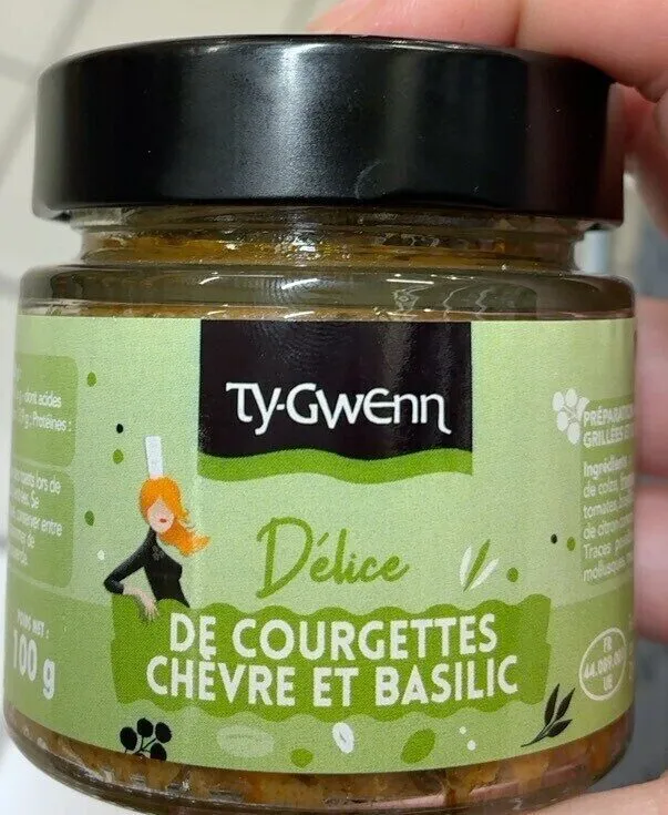 Délice de courgettes chèvre et basilic