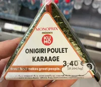Onigiri poulet karaage