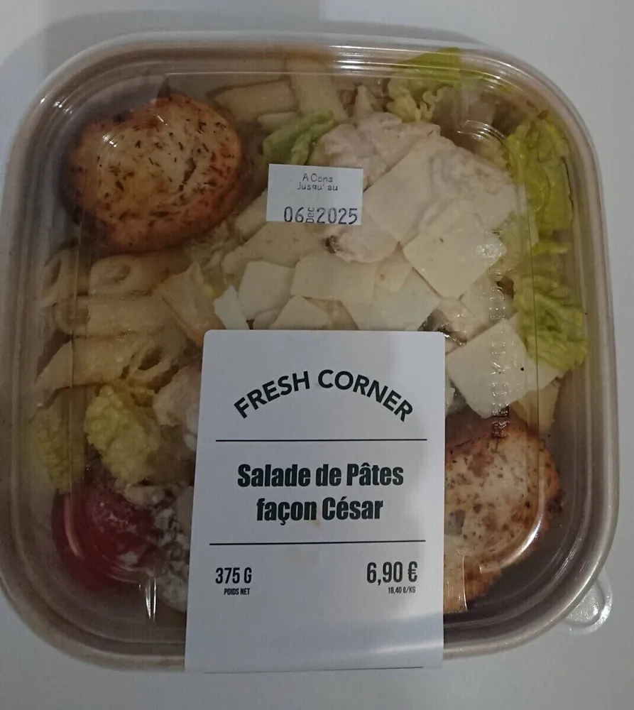 Salade de pâtes façon césar