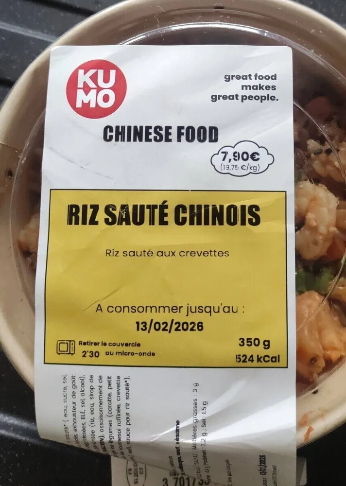 Riz sauté chinois