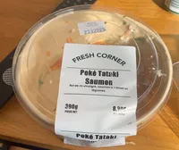 Poke tataki saumon