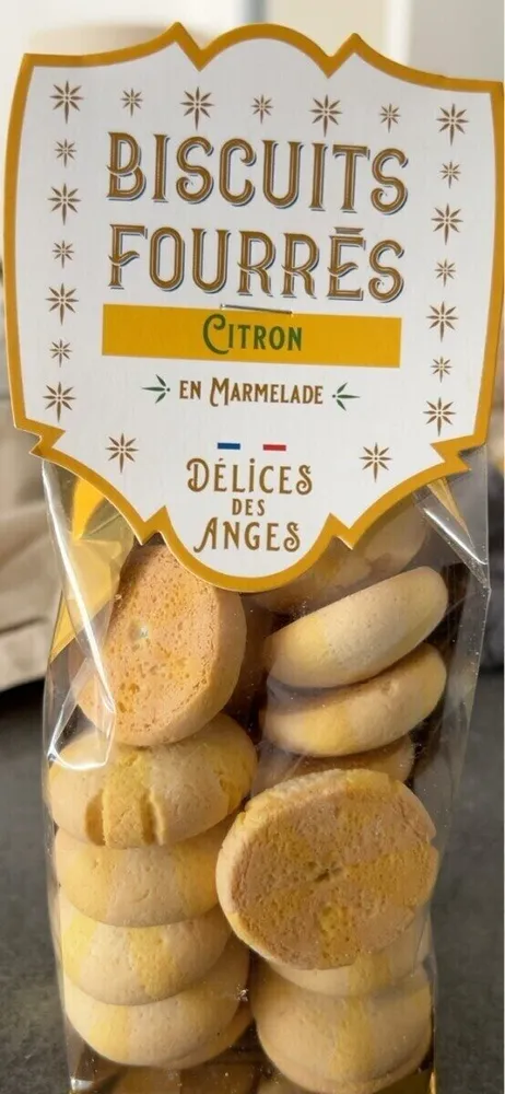 Biscuits fourrés citron
