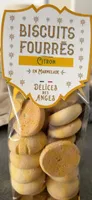 Biscuits fourrés citron