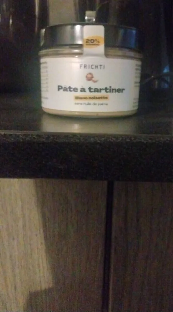 Pâte a tartiner blanc noisette