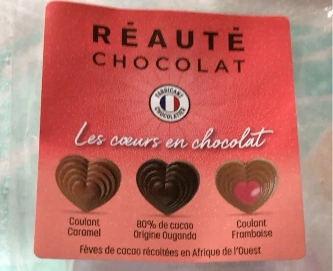Les coeurs en chocolat