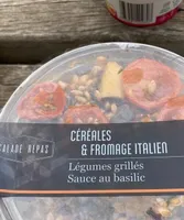 Légumes grillés sauce basilic