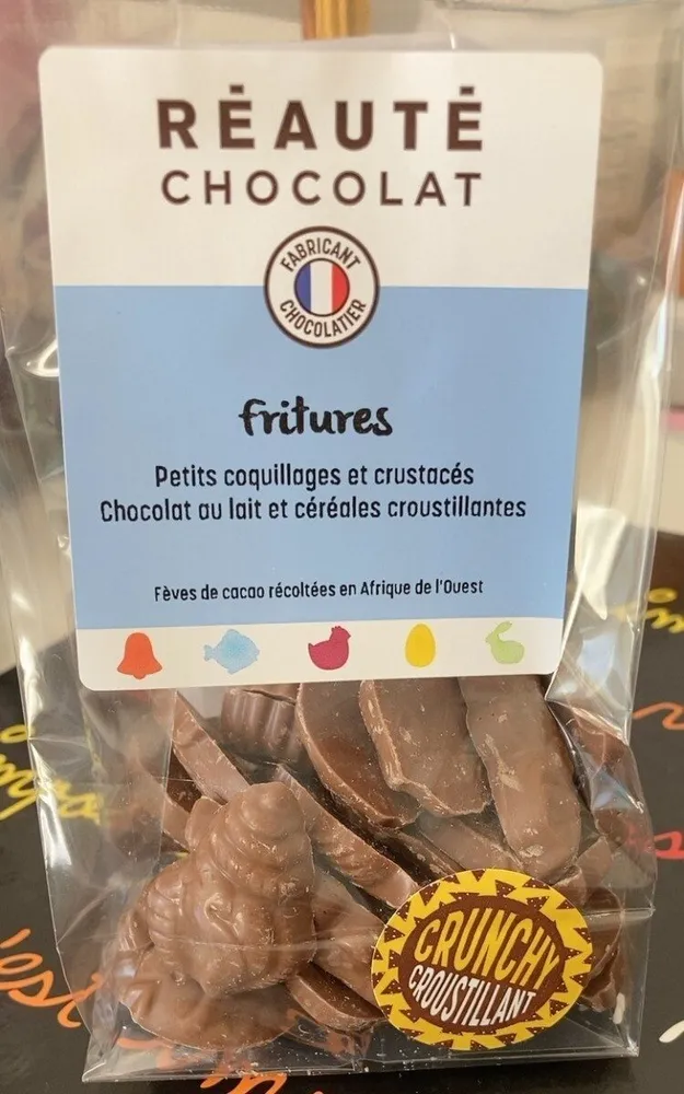 chocolat au lait et cereales croustillantes