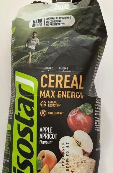 Cereal max energy apple apricot flavour