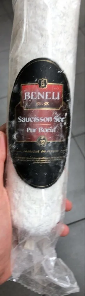 Saucisson sec pur bœuf