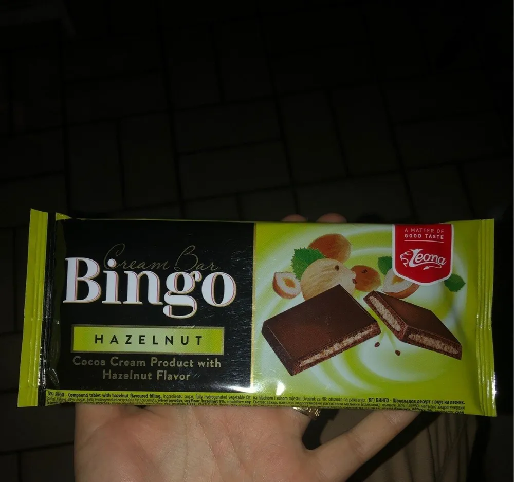Tablette chocolat noisette