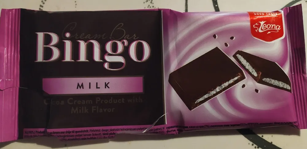 Cream bar Bingo