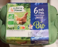 6 œufs frais de poules élevées en liberté
