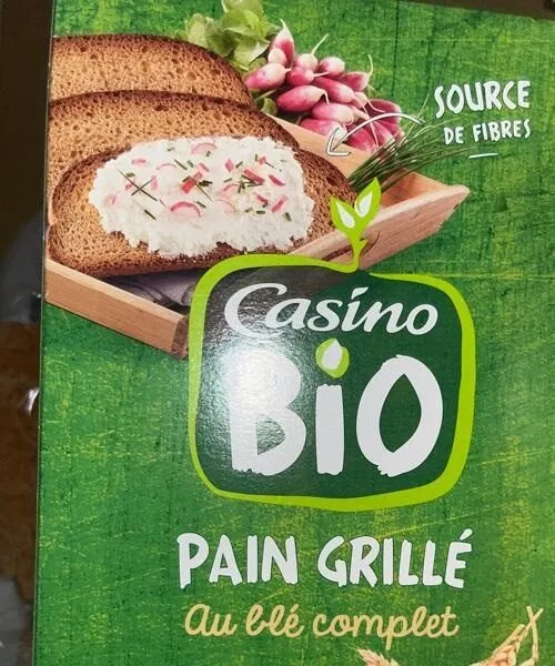 Pain grillé au pain complet