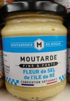 Moutarde fine et forte fleure de sel de l'île de Ré