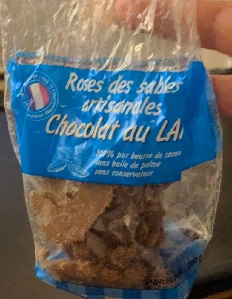 Roses des sables artisanales chocolat au lait