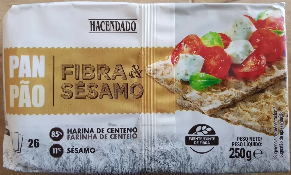 Pan fibra & sesamo