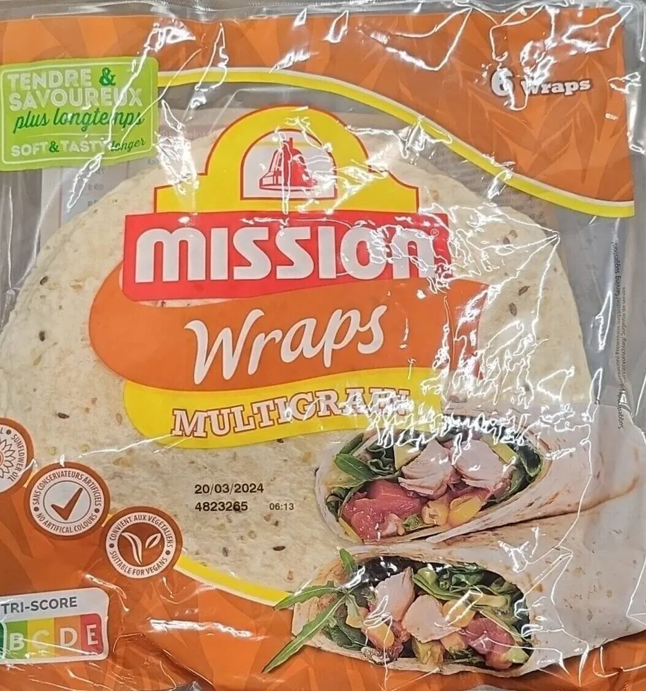 Wraps multigrain