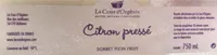 GLACE CITRON PRESSE