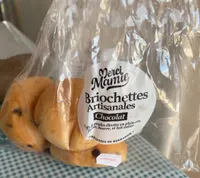 Brioches artisanales pepites de chocolat