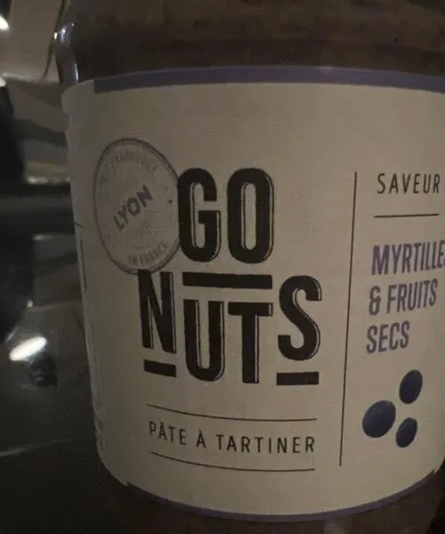 Pâte à tartiner myrtilles & fruits secs