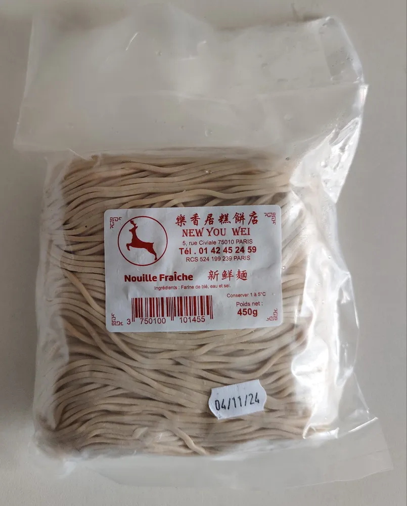 Nouilles fraîches