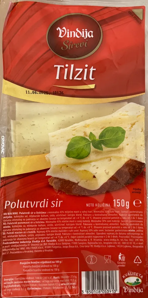 Tilzit Polutvrdi sir