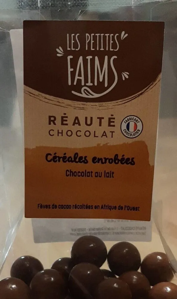 Céréales enrobées chocolat au lait