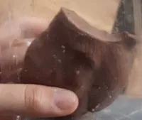 Moulage de chocolat au lait