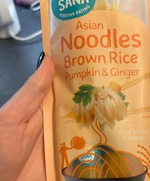 Asian noodles brown rice