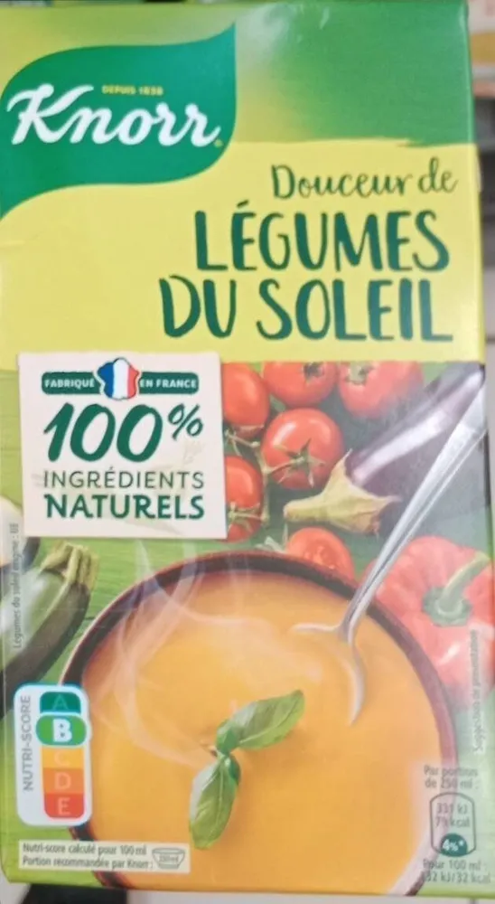 Douceur de légumes du soleil