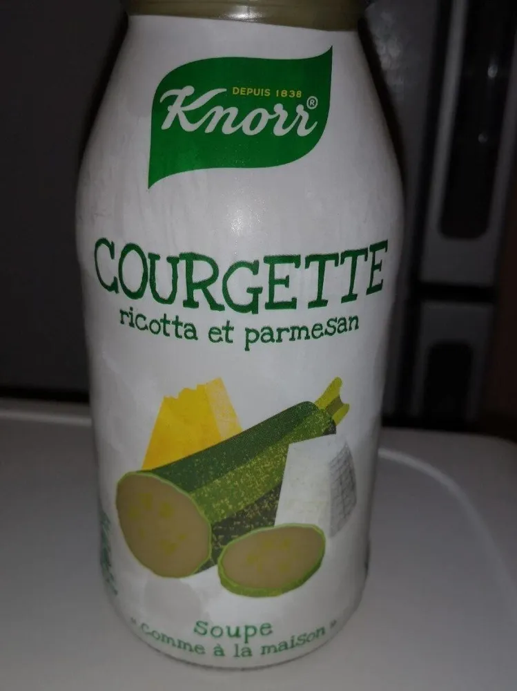 Soupe courgette ricotta parmesan