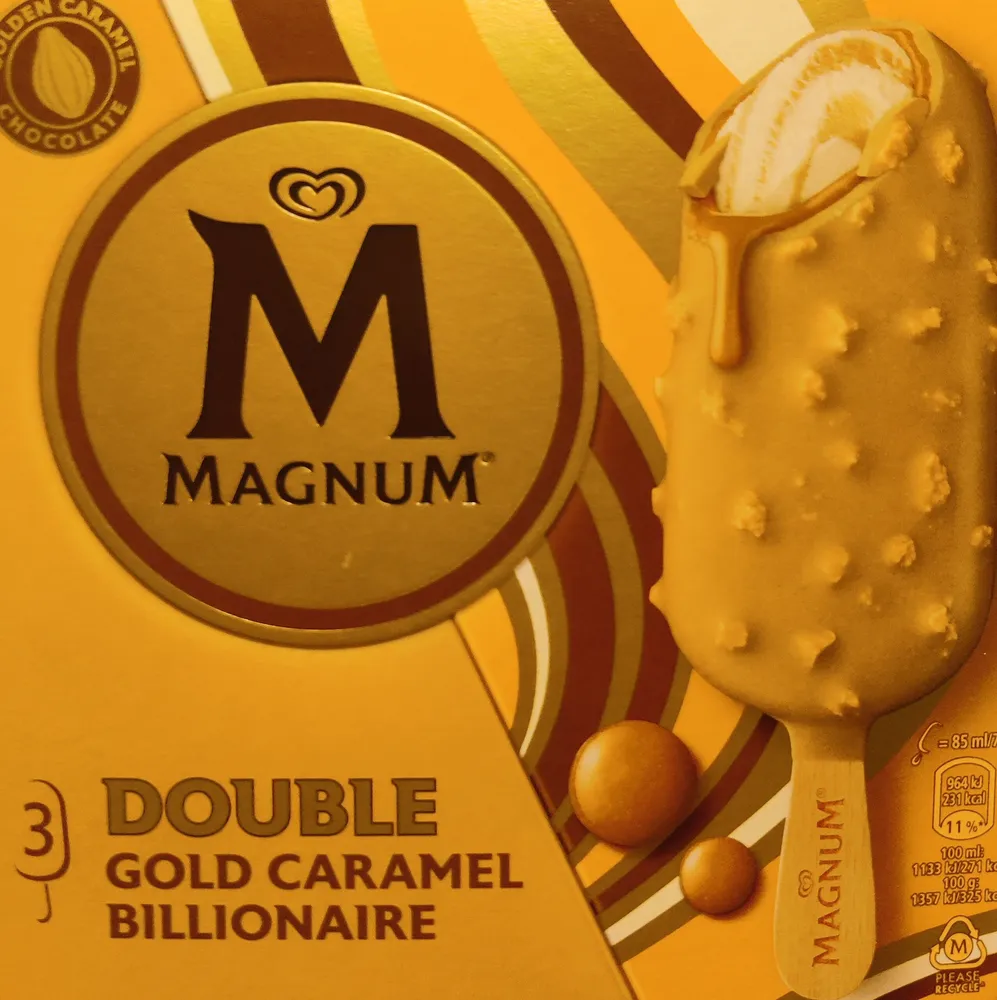 Double gold caramel billionaire