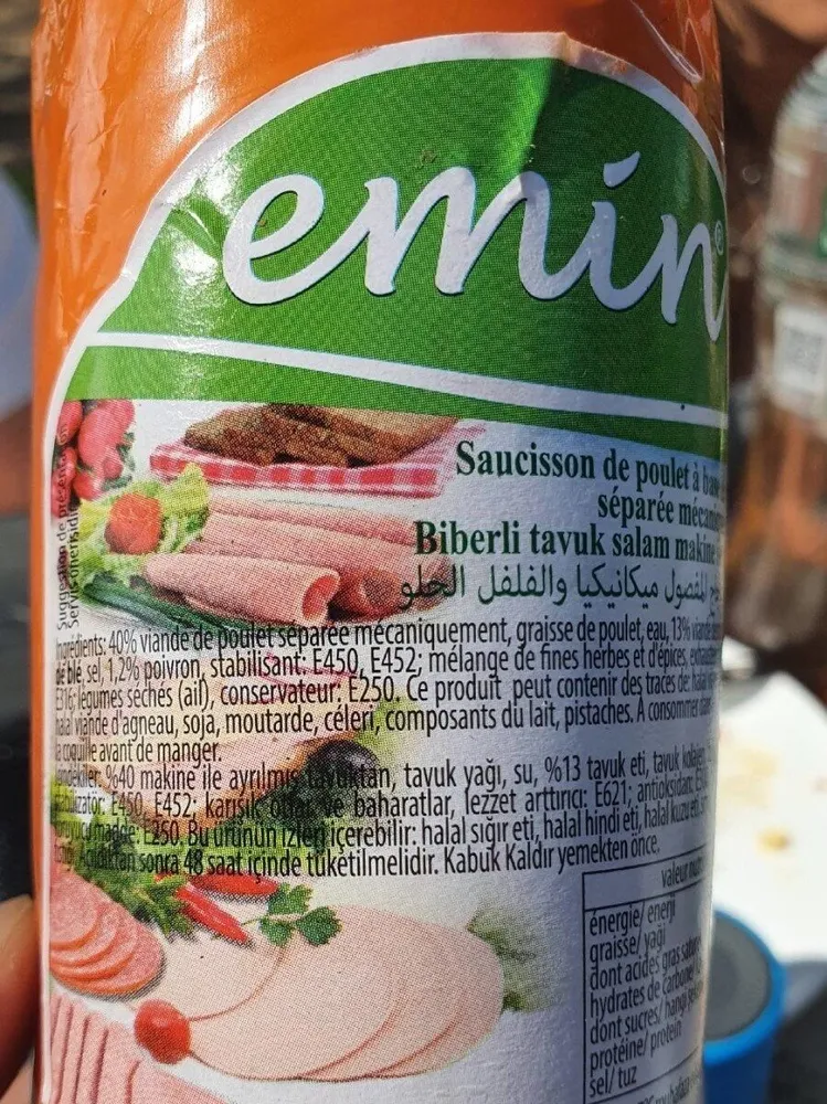 Saucisson de poulet