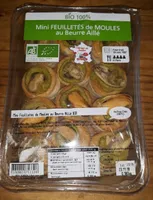Mini FEUILLETÉS de MOULES au Beurre Aillé