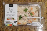 Blanquette de thon et son riz