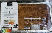 Crumble Saumon sur lit d’epinarfds à la creme