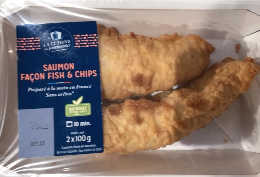 Saumon façon Fish&chips
