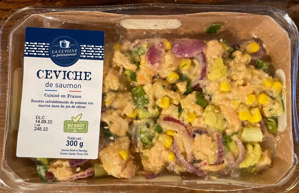 Ceviche de saumon