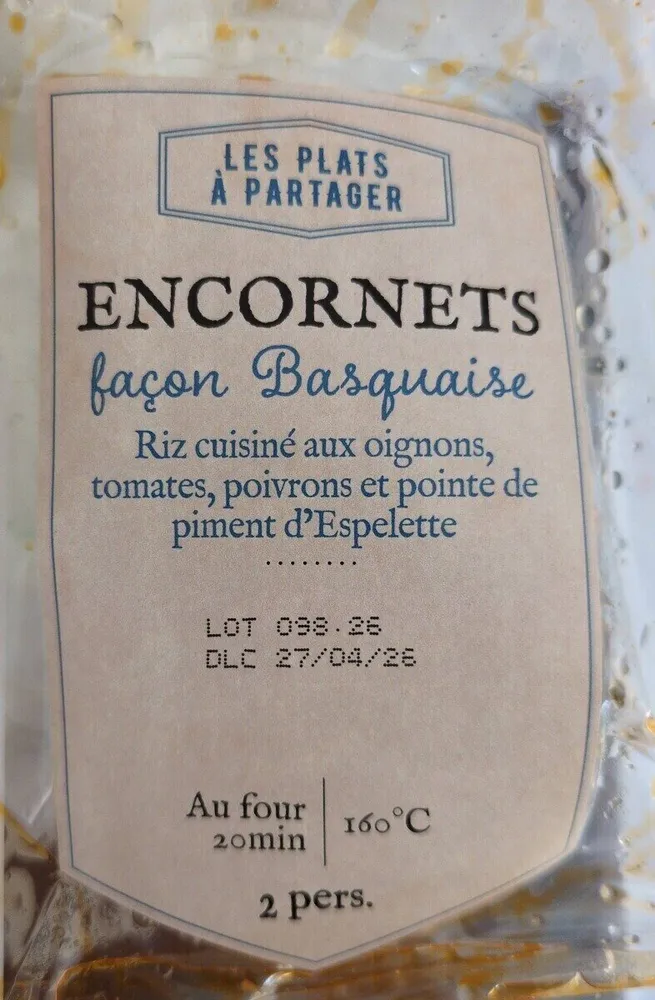 Encornets façon basquaise
