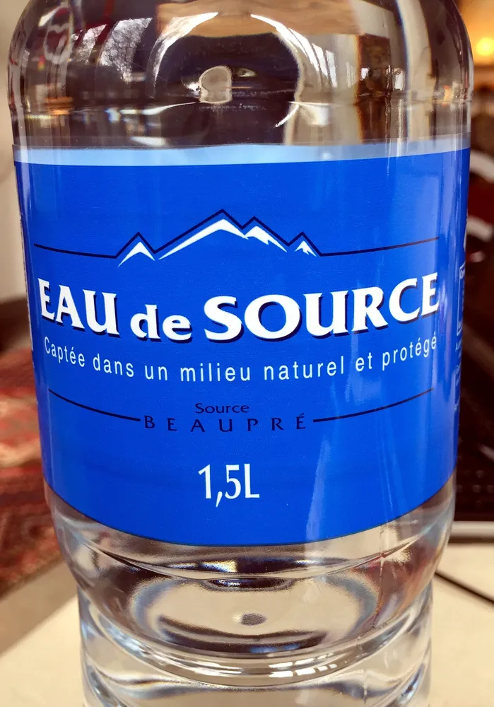 Eau de source Beaupré