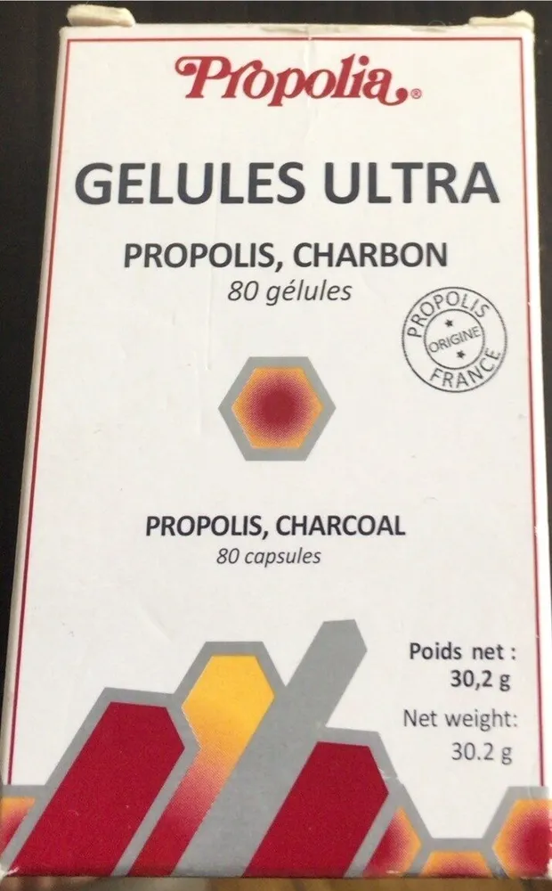 Gelules ultra propolis charbon