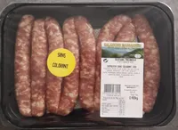 Chipolata sans colorant x8